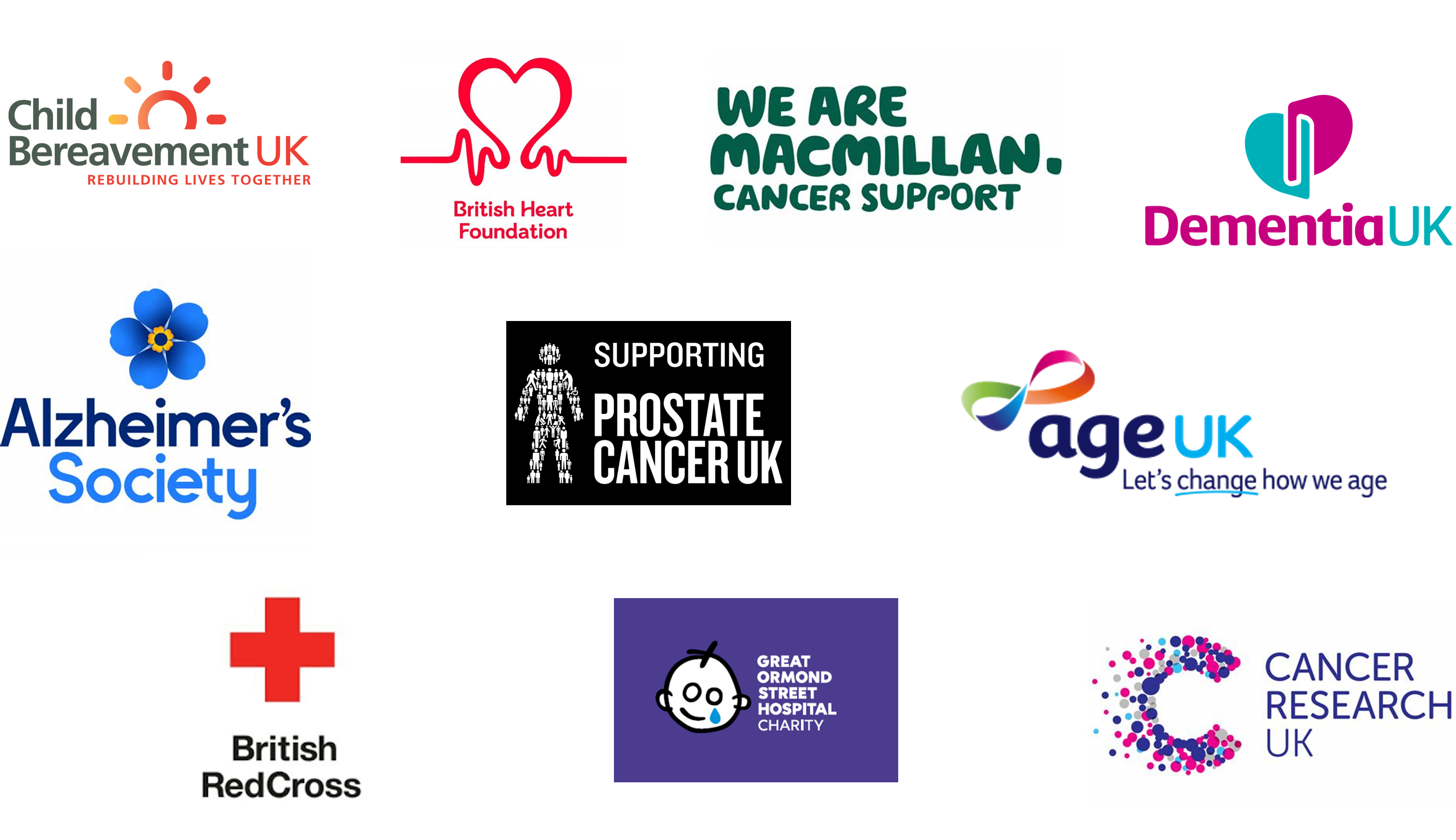 Charity logos